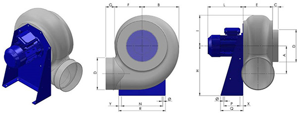 Aspiratore centrifugo